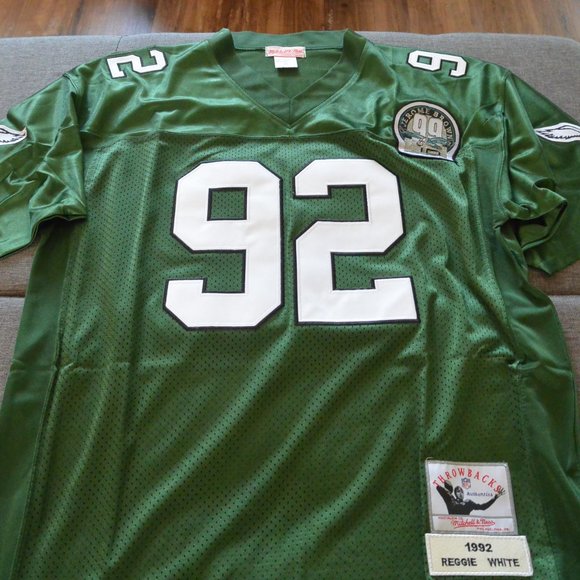 Brand NEW Reggie White #92 Philadelphia Eagles Jersey Size Men's Large - Picture 2 of 11